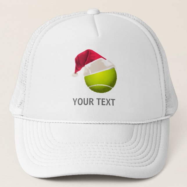 Christmas Tennis Ball Santa Hat (Front)
