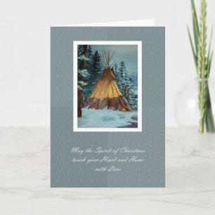Christmas Tepee Card / Christmas Tipi