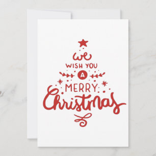 Christmas  thank you card