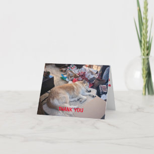 Christmas Thank You Card
