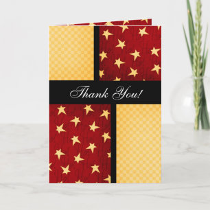 Christmas Thank You Card: Funky Chic Collection Card