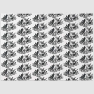 Christmas Thanksgiving Vintage Turkey   Tissue Paper