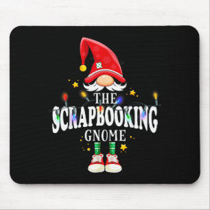 Christmas The Scrapbooking Gnome X-mas Matching Pj Mouse Pad