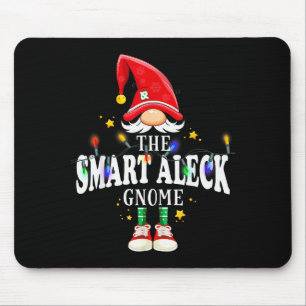 Christmas The Smart Aleck Gnome X-mas Matching Pjs Mouse Pad