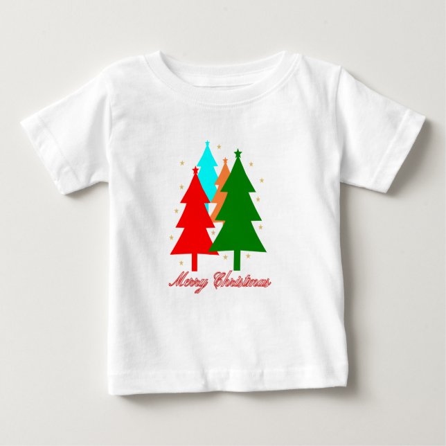 Christmas theme baby shirt (Front)