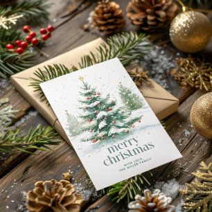 Christmas Theme Christmas Tree Party Invitation