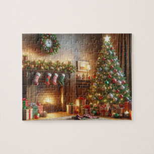 Christmas theme jigsaw puzzle