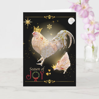 Christmas Theme Luxury Print Boganhues Card