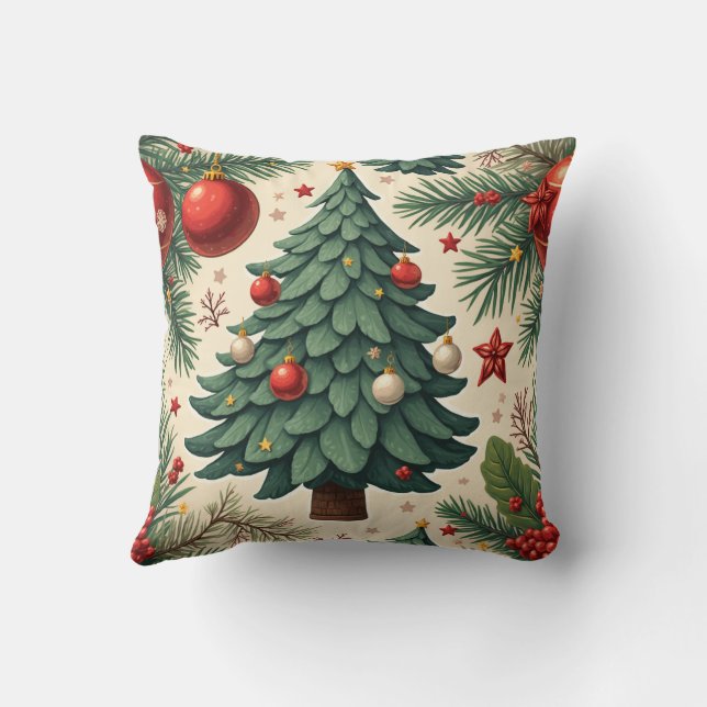 christmas theme pattern cushion cover (Back)