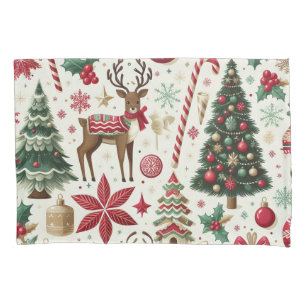 Christmas theme standard size pillowcase