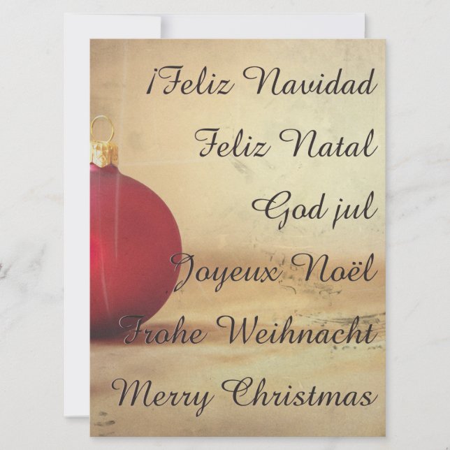 Christmas theme with Christmas ball (Front)