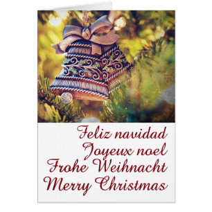 Christmas theme with two bells