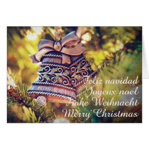 Christmas theme with two bells