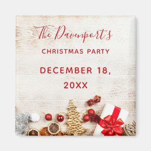 Christmas Themed Items Party Date Magnet