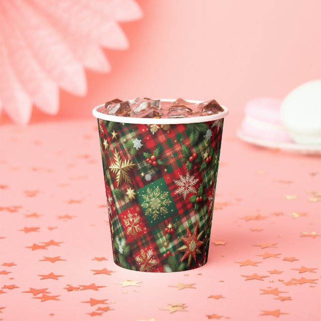 Christmas-themed Paper Cups (Insitu)