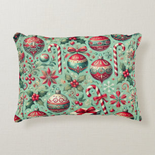 Christmas themed pattern decorative cushion