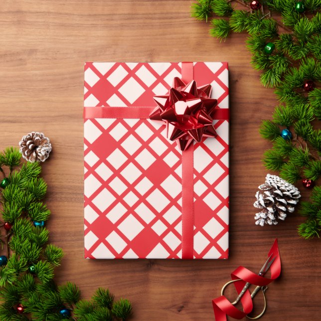 Christmas Themed Rustic Wrapping Paper (Holiday Gift)