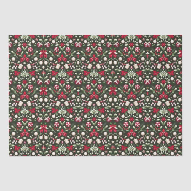 Christmas themed tissue paper (Front)
