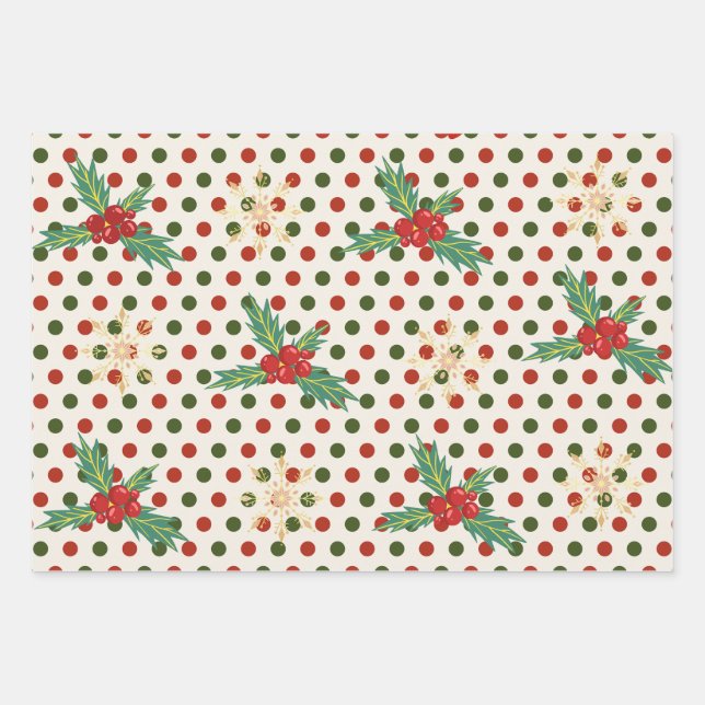 Christmas themed wrapping paper  (Front)