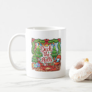 Christmas themes coffee mug