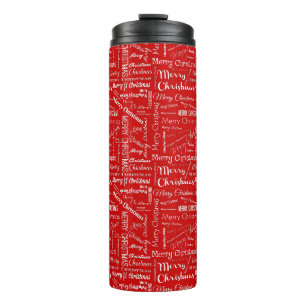 Christmas Thermal Tumbler