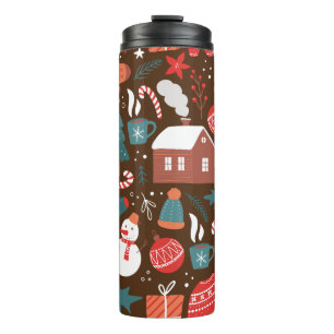 Christmas  thermal tumbler