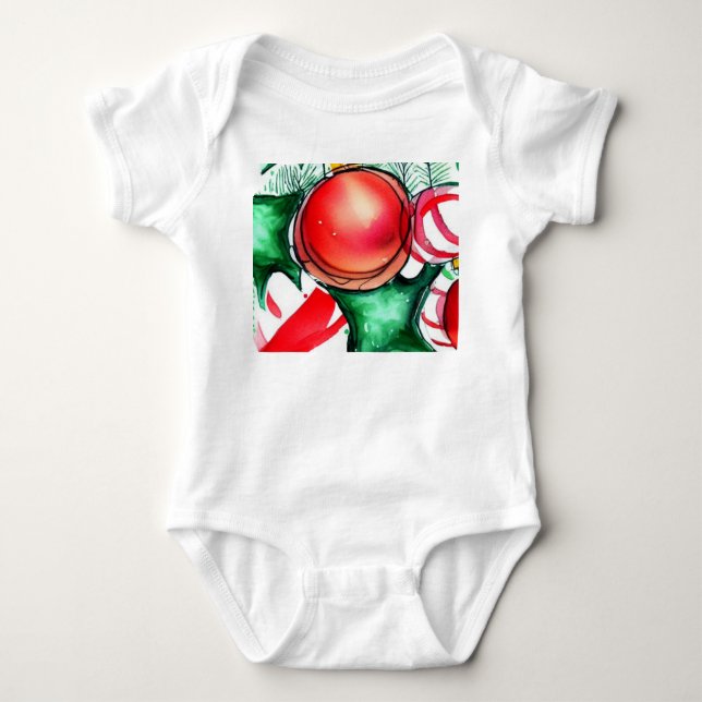 Christmas Things Baby Bodysuit (Front)