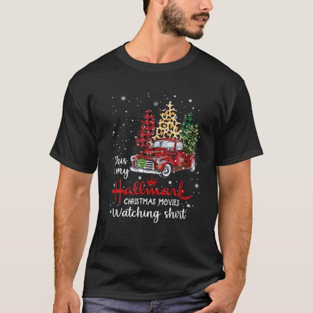 Christmas This Is My Hallmãrks Movie Watching Paja T-Shirt (Front)