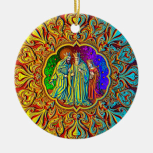 CHRISTMAS ~ Three Kings ~  Ceramic Ornament