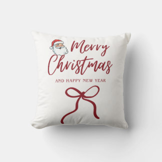Christmas Throw Cushion - Cozy Holiday Pillow for