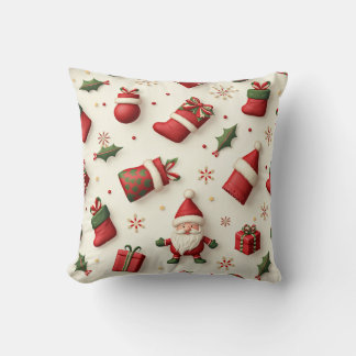 Christmas throw pillow