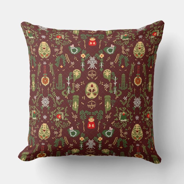 Christmas Throw Pillow (Front)
