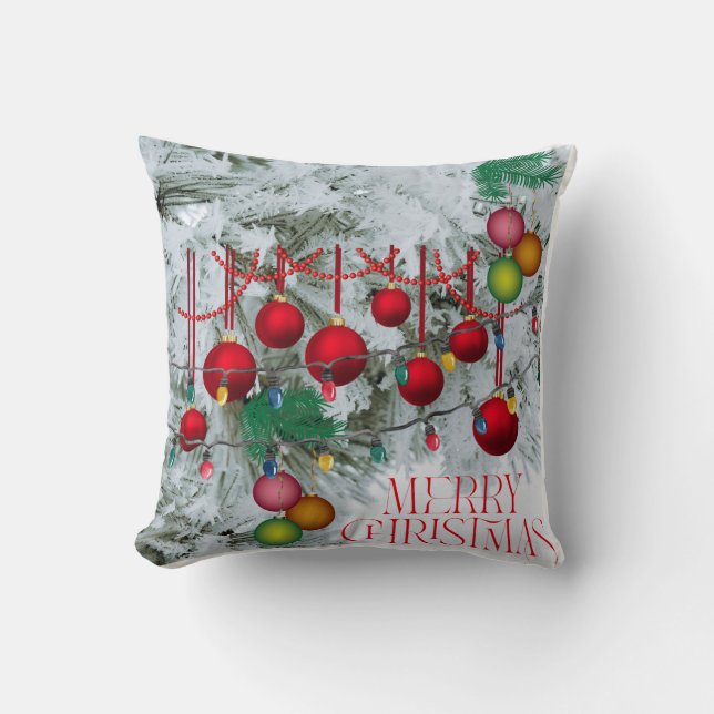 Christmas Throw Pillow (Front)