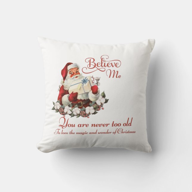 Christmas Throw Pillow (Front)