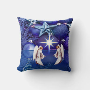 Christmas Throw Pillow, Angel Cushion