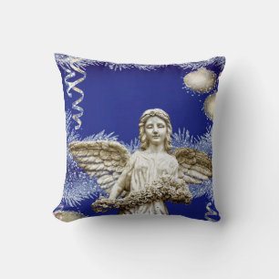 Christmas Throw Pillow, Angel Cushion