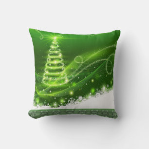 Christmas Throw Pillow, Christmas Tree Cushion