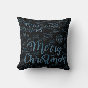 Christmas Throw Pillow, Merry Christmas Cushion