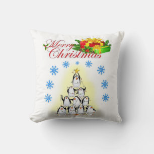 Christmas Throw Pillow, Merry Christmas Cushion