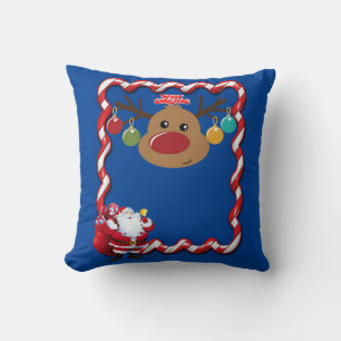 Christmas Throw Pillow, Merry Christmas Cushion