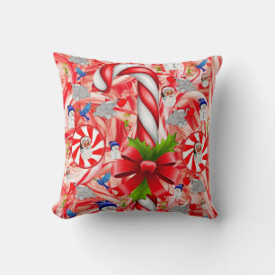 Christmas Throw Pillow Santa