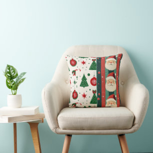 Christmas Throw Pillow – Santa Claus & Holiday