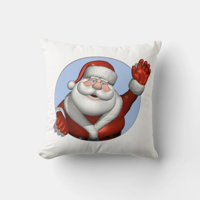 Christmas Throw Pillow/Santa Cushion (Front)