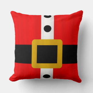 Christmas Throw Pillow/Santa's Suit Cushion