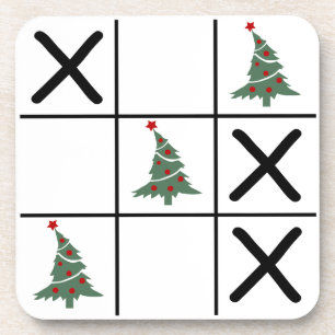 Christmas Tic Tac Toe Coaster