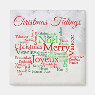Christmas Tidings Around The World Magnet