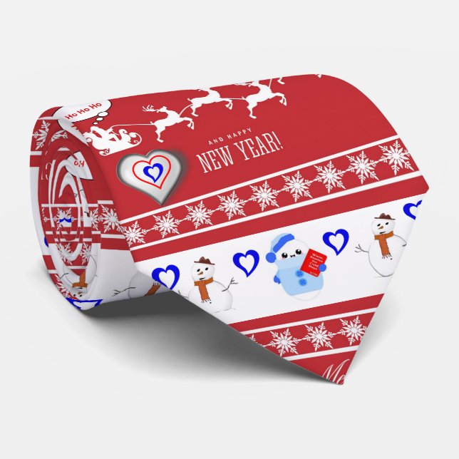 Christmas Tie (Rolled)