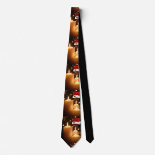 Christmas Tie, Christmas Candle Tie