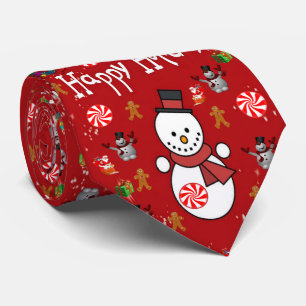 Christmas Tie, Happy Holidays Tie
