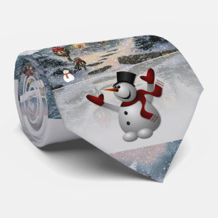 Christmas Tie, Snowman Tie